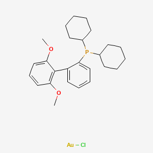 Chloro(2-dicyclohexylphosphino-2',6'-dimethoxy-1,1'-biphenyl)gold(I)