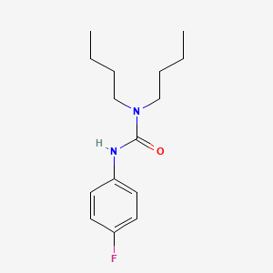 molecular formula C15H23FN2O B3338219 N,N-dibutyl-N'-(4-fluorophenyl)urea CAS No. 86781-28-4