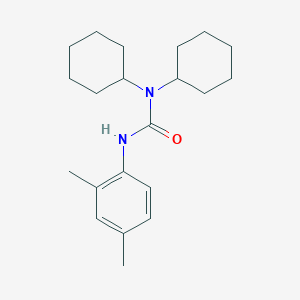 molecular formula C21H32N2O B3338233 Urea, N,N-dicyclohexyl-N'-(2,4-dimethylphenyl)- CAS No. 86781-54-6
