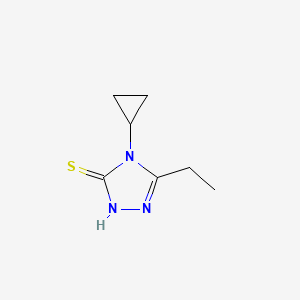 4-cyclopropyl-5-ethyl-4H-1,2,4-triazole-3-thiol