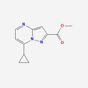 Methyl 7-cyclopropylpyrazolo[1,5-a]pyrimidine-2-carboxylate