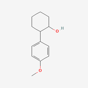 molecular formula C13H18O2 B3338356 2-(4-Methoxyphenyl)cyclohexan-1-ol CAS No. 89008-80-0