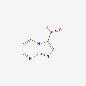 molecular formula C8H7N3O B3338361 2-Methylimidazo[1,2-a]pyrimidine-3-carbaldehyde CAS No. 89021-14-7