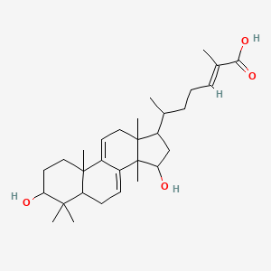 molecular formula C30H46O4 B3338582 Ganodermic acid Jb CAS No. 112430-68-9