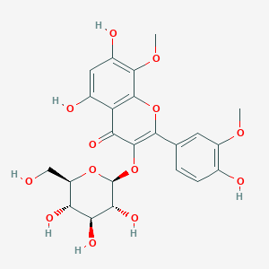 molecular formula C23H24O13 B3338682 Limocitrin 3-O-beta-D-glucopyranoside CAS No. 38836-51-0