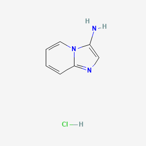 molecular formula C7H8ClN3 B3338784 Imidazo[1,2-a]pyridin-3-amine hydrochloride CAS No. 1135099-32-9