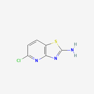 molecular formula C6H4ClN3S B3338804 5-Chlorothiazolo[4,5-b]pyridin-2-amine CAS No. 1206247-67-7