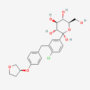 molecular formula C23H27ClO8 B3338839 1-Hydroxy Empagliflozin CAS No. 1279691-35-8
