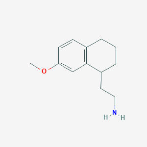 B3338862 2-(7-Methoxy-1,2,3,4-tetrahydronaphthalen-1-yl)ethan-1-amine CAS No. 1352303-07-1