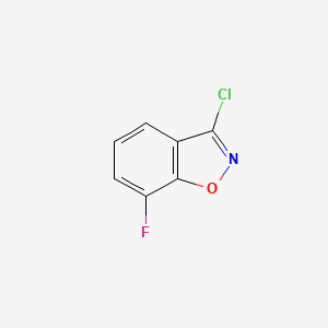 B3338866 3-Chloro-7-fluorobenzo[d]isoxazole CAS No. 1352899-19-4