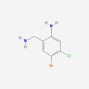2-(Aminomethyl)-4-bromo-5-chloroaniline