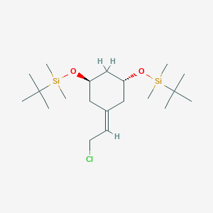 Silane, [[(1R,3R)-5-(2-chloroethylidene)-1,3-cyclohexanediyl]bis(oxy)]bis[(1,1-dimethylethyl)dimethyl-