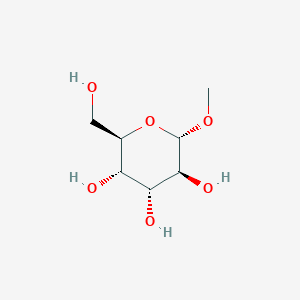 molecular formula C7H14O6 B033389 Methyl altropyranoside CAS No. 29411-57-2