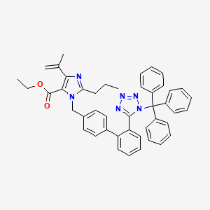 molecular formula C45H42N6O2 B3338913 olmesartan medoxomil impurity V CAS No. 157356-74-6