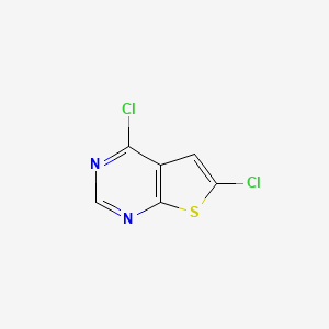 molecular formula C6H2Cl2N2S B3338927 4,6-Dichlorothieno[2,3-d]pyrimidine CAS No. 1638764-42-7