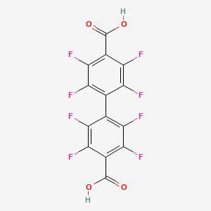 molecular formula C14H2F8O4 B3339044 2,2',3,3',5,5',6,6'-Octafluoro-[1,1'-biphenyl]-4,4'-dicarboxylic acid CAS No. 5216-23-9