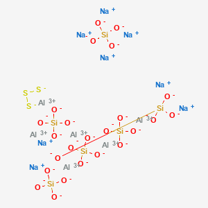 molecular formula Al6Na8O24S3Si6 B3339061 Ultramarine Blue CAS No. 57455-37-5