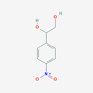 molecular formula C8H9NO4 B033391 1-(4-Nitrophenyl)ethane-1,2-diol CAS No. 88057-19-6