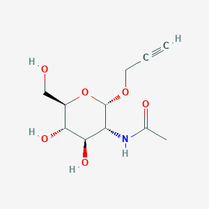 molecular formula C11H17NO6 B3339323 N-Acetyl-1-O-propargyl-alpha-D-glucosamine CAS No. 1000593-95-2