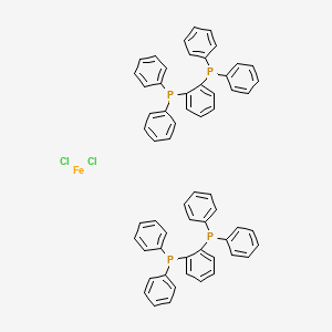 molecular formula C60H48Cl2FeP4 B3339339 [FeCl2bis(dppbz)] CAS No. 101566-80-7
