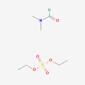 molecular formula C7H17NO5S B3339771 diethyl sulfate;N,N-dimethylformamide CAS No. 1228182-35-1