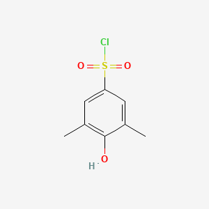 molecular formula C8H9ClO3S B3339899 4-Hydroxy-3,5-dimethylbenzenesulfonyl chloride CAS No. 13432-82-1