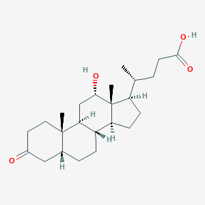 12alpha-Hydroxy-3-oxo-5beta-cholan-24-oic Acid