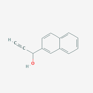 molecular formula C13H10O B3340007 1-(2-Naphthyl)-2-propyn-1-ol CAS No. 15100-93-3