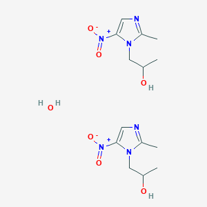 molecular formula C14H24N6O7 B3340090 Secnidazole hemihydrate CAS No. 227622-73-3