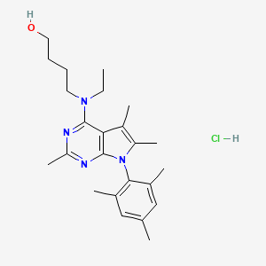 molecular formula C24H34N4O B3340186 CRHR1 antagonist 1 CAS No. 276890-57-4