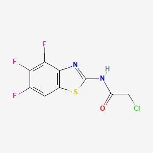 2-Chloro-N-(4,5,6-trifluoro-benzothiazol-2-yl)-acetamide
