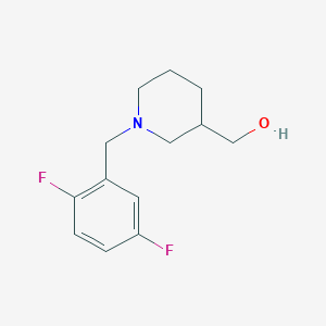 molecular formula C13H17F2NO B3340326 {1-[(2,5-Difluorophenyl)methyl]piperidin-3-yl}methanol CAS No. 415952-69-1
