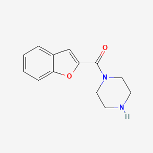 molecular formula C13H14N2O2 B3340328 1-(1-Benzofuran-2-carbonyl)piperazine CAS No. 41717-31-1