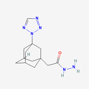 2-[3-(2H-tetraazol-2-yl)-1-adamantyl]acetohydrazide