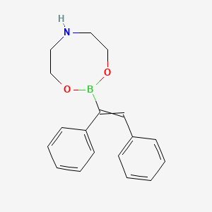 2-(1,2-Diphenylethenyl)-1,3,6,2-dioxazaborocane