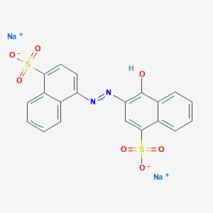 molecular formula C₂₀H₁₂N₂NaO₇S₂ B033404 Carmoisine CAS No. 3567-69-9