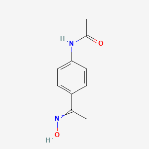 molecular formula C10H12N2O2 B3340401 N-[4-(N-Hydroxyethanimidoyl)phenyl]acetamide CAS No. 56072-03-8