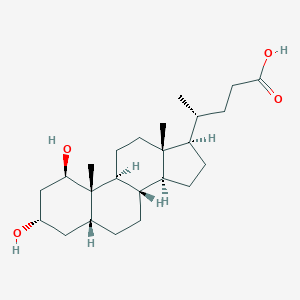 1beta,3alpha-Dihydroxy-5beta-cholan-24-oic Acid