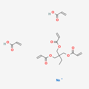 molecular formula C21H28NaO10 B3340637 CID 156594549 CAS No. 76774-25-9