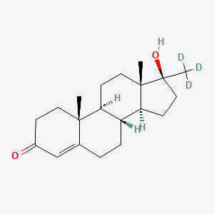 molecular formula C20H30O2 B3340949 Methyltestosterone-D3 CAS No. 96425-03-5