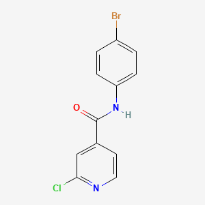 molecular formula C12H8BrClN2O B3341059 N-(4-Bromophenyl)-2-chloropyridine-4-carboxamide CAS No. 1019372-53-2