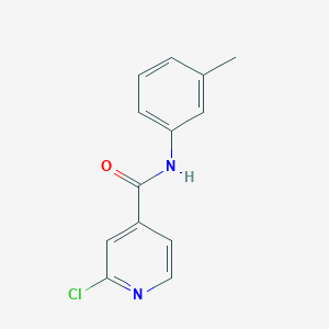 molecular formula C13H11ClN2O B3341071 2-chloro-N-(3-methylphenyl)pyridine-4-carboxamide CAS No. 1019372-93-0