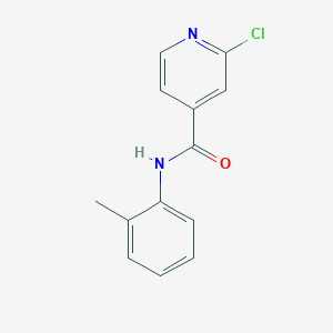 molecular formula C13H11ClN2O B3341079 2-Chloro-N-(2-methylphenyl)pyridine-4-carboxamide CAS No. 1019372-98-5
