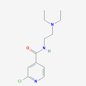 molecular formula C12H18ClN3O B3341095 2-Chloro-N-[2-(diethylamino)ethyl]isonicotinamide CAS No. 1019383-26-6