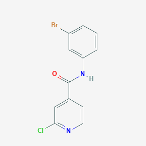 molecular formula C12H8BrClN2O B3341132 N-(3-Bromophenyl)-2-chloropyridine-4-carboxamide CAS No. 1019466-39-7