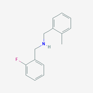B3341148 N-(2-Fluorobenzyl)-2-methylbenzylamine CAS No. 1019487-06-9