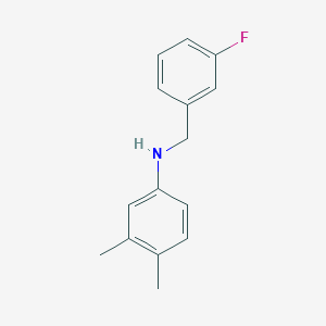 molecular formula C15H16FN B3341352 N-(3-Fluorobenzyl)-3,4-dimethylaniline CAS No. 1019612-14-6