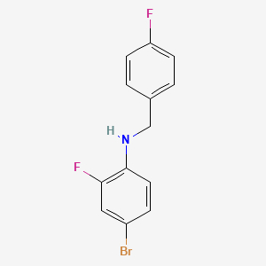 4-Bromo-2-fluoro-N-(4-fluorobenzyl)aniline