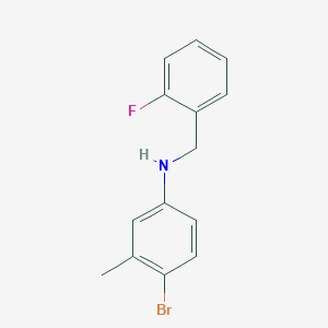 4-Bromo-N-(2-fluorobenzyl)-3-methylaniline