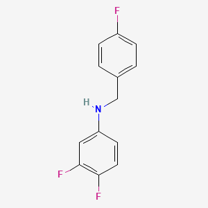 B3341390 3,4-Difluoro-N-(4-fluorobenzyl)aniline CAS No. 1019621-42-1